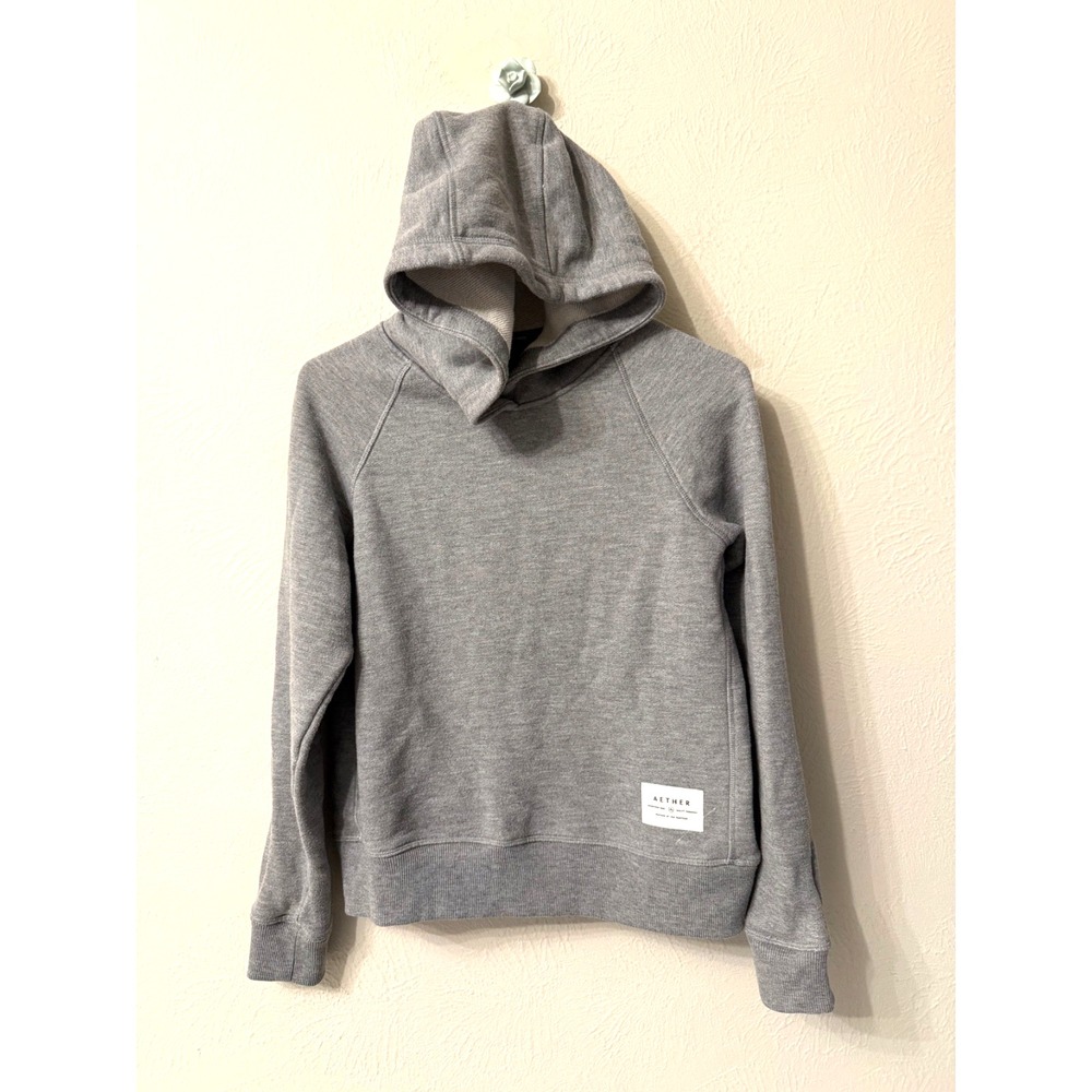 Aether Foundation Hoodie pullover heather gray women size M excellent